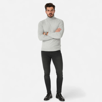 Pull Col Roulé Homme – Style Classique et Confort Absolu