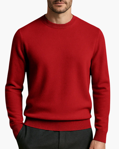 Pull Col Rond en Cachemire pour Homme – Élégance Intemporelle & Douceur Suprême