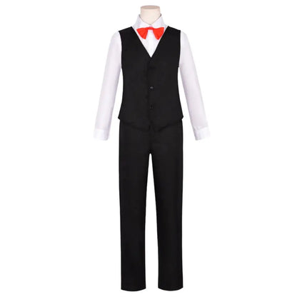 Gilet et chemise blanche du costume marionnette, vue de face