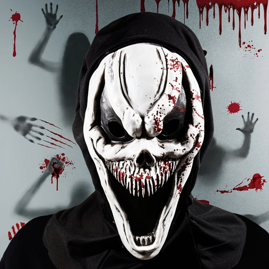 Masque tête de mort Halloween - vue principale