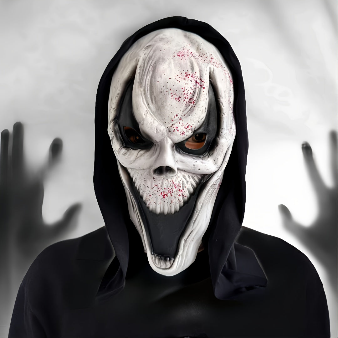 Masque tête de mort - détail bouche et dents