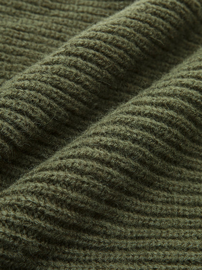 Pull cache-cœur 2-en-1 vert kaki