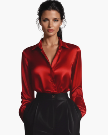 Blouse Femme Lin Manches Longues – Fluide & Brodée | Style Bohème Élégant