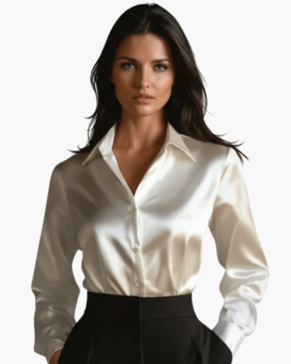 Blouse Femme Lin Manches Longues – Fluide & Brodée | Style Bohème Élégant