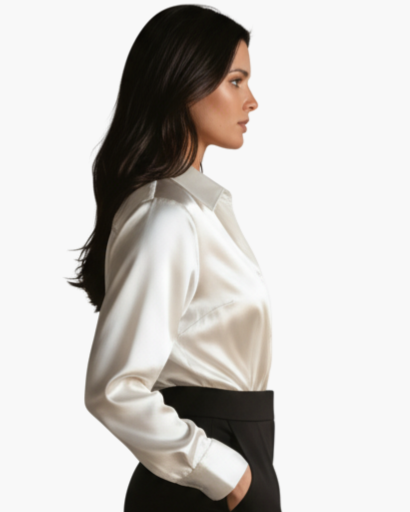 Blouse Femme Lin Manches Longues – Fluide & Brodée | Style Bohème Élégant