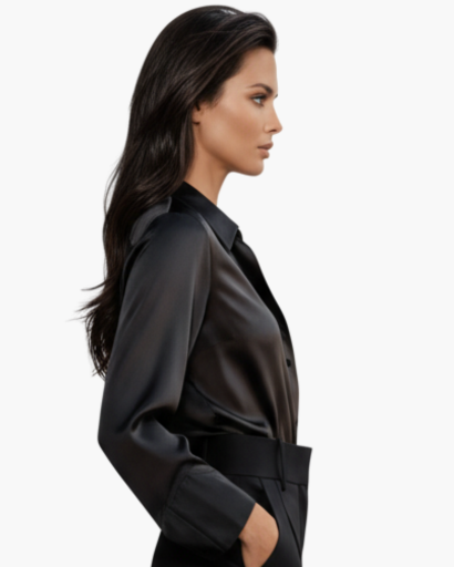 Blouse Femme Lin Manches Longues – Fluide & Brodée | Style Bohème Élégant