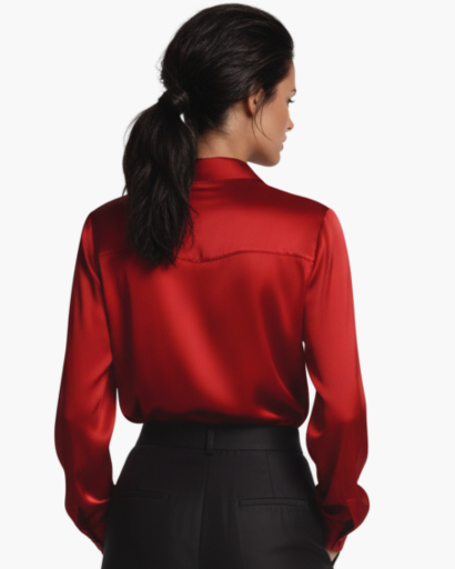 Blouse Femme Lin Manches Longues – Fluide & Brodée | Style Bohème Élégant