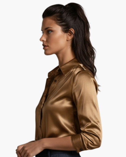 Blouse Femme Lin Manches Longues – Fluide & Brodée | Style Bohème Élégant