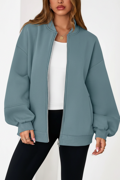 bombardier oversize femme, coloris vert