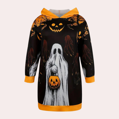Robe à capuche Halloween - vue de face