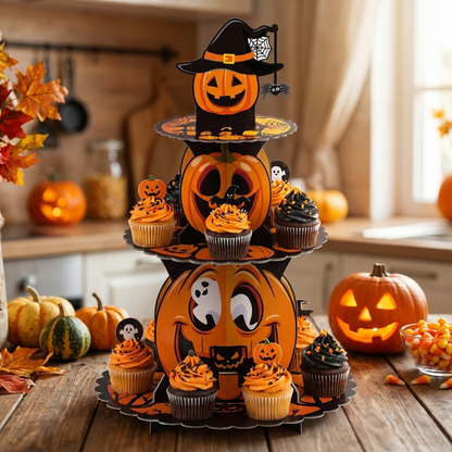 Présentoir à cupcakes Halloween, Style A