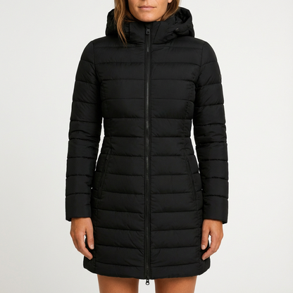 Doudoune longue femme Noir