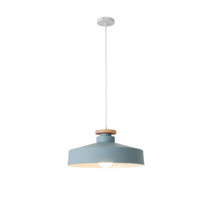 Suspension LED fer plate ambiance salon