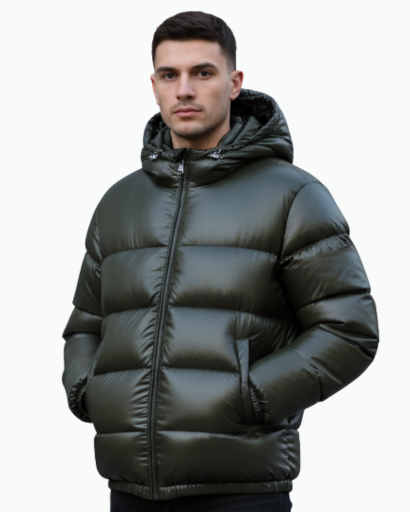 Doudoune Homme – Coupe Oversize – Déperlante & Rembourrée – Avec Capuche