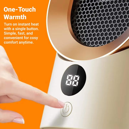 Chauffage d'appoint compact, vue arrière