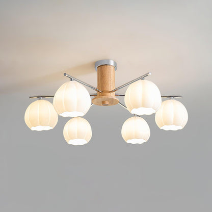 Lustre boutons de fleurs design fleuri