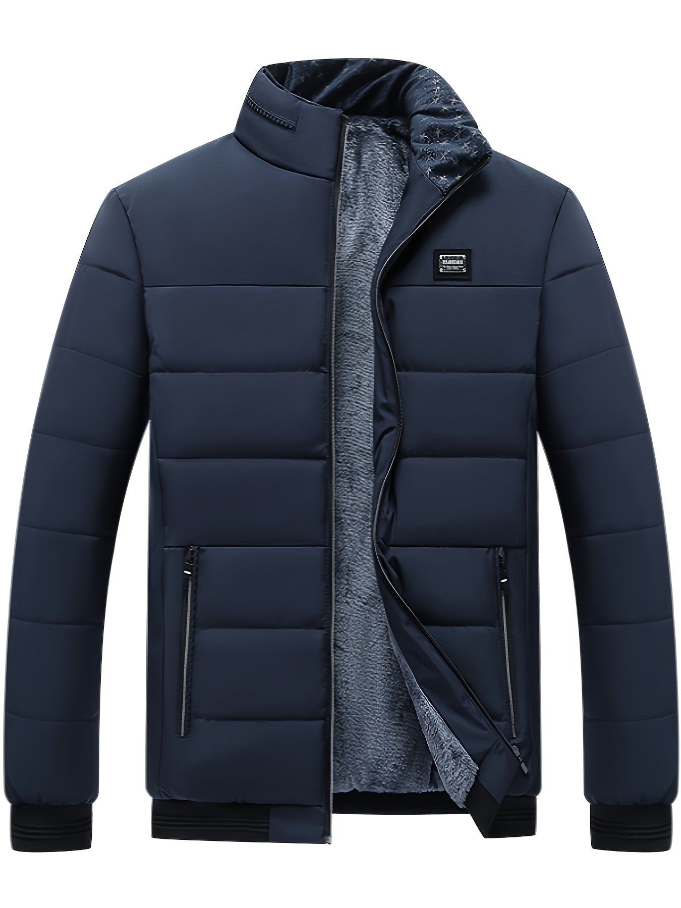 Doudoune matelassée femme bleue