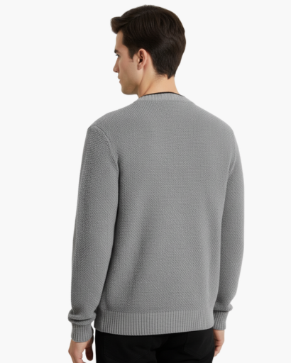 Gilet Homme Chaud en Laine | Doublure Polaire & Boutons – Style Élégant