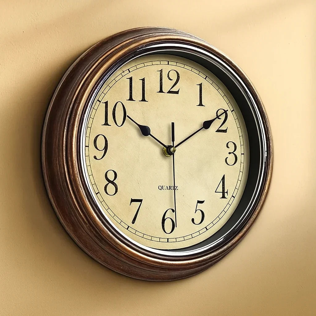Horloge murale en bois – vue principale