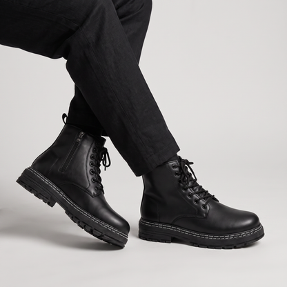 Bottes de randonnée montées noires, paire complète