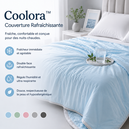 Couverture Rafraîchissante – Pour des Nuits Fraîches &amp; un Sommeil Réparateur