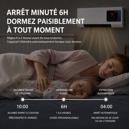 Climatiseur Mural Mobile 4-en-1 – Froid, Chaud, Ventilation & Déshumidification | Silencieux, Minuterie, LCD – vue 8