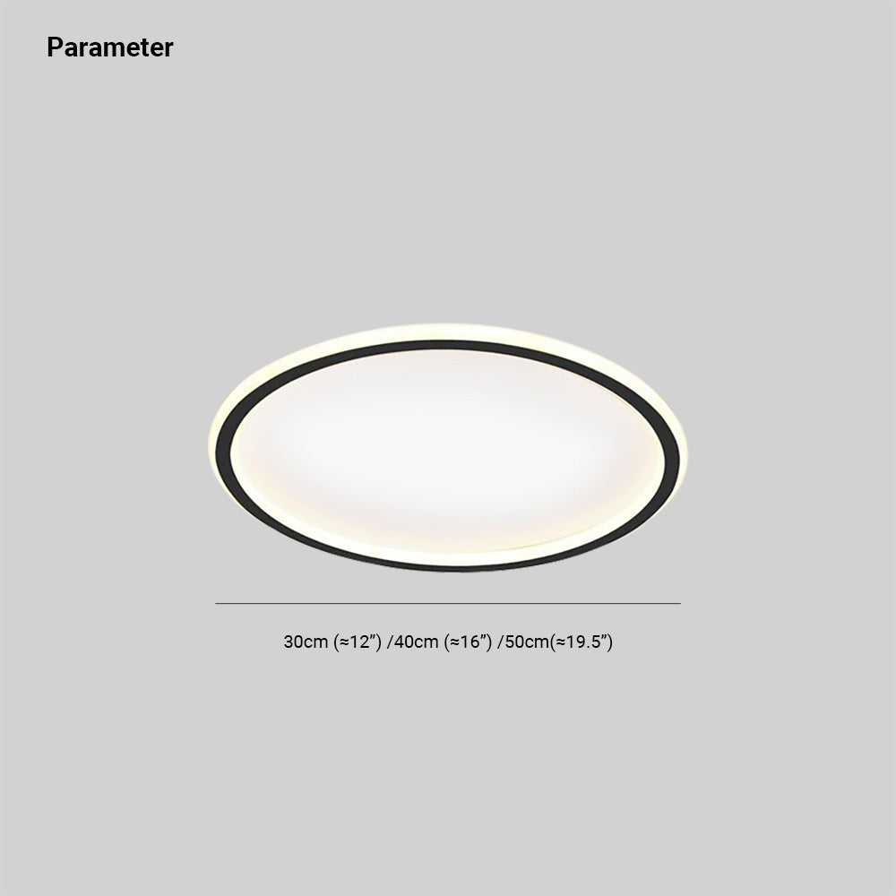 Plafonnier LED rond, vue principale