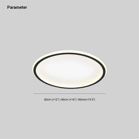 Plafonnier LED rond, vue principale