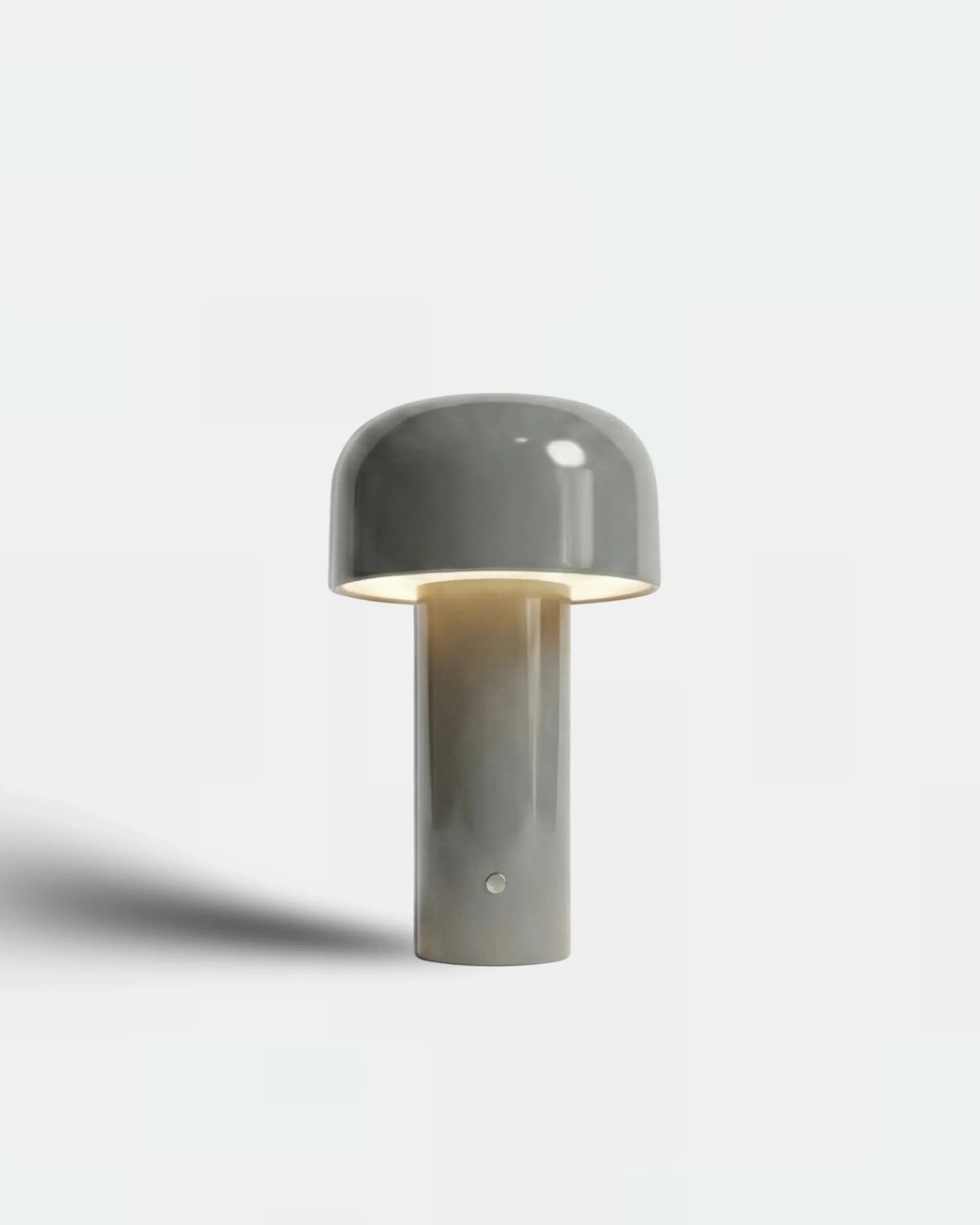 Lampe de table sans fil silhouette organique, coloris gris