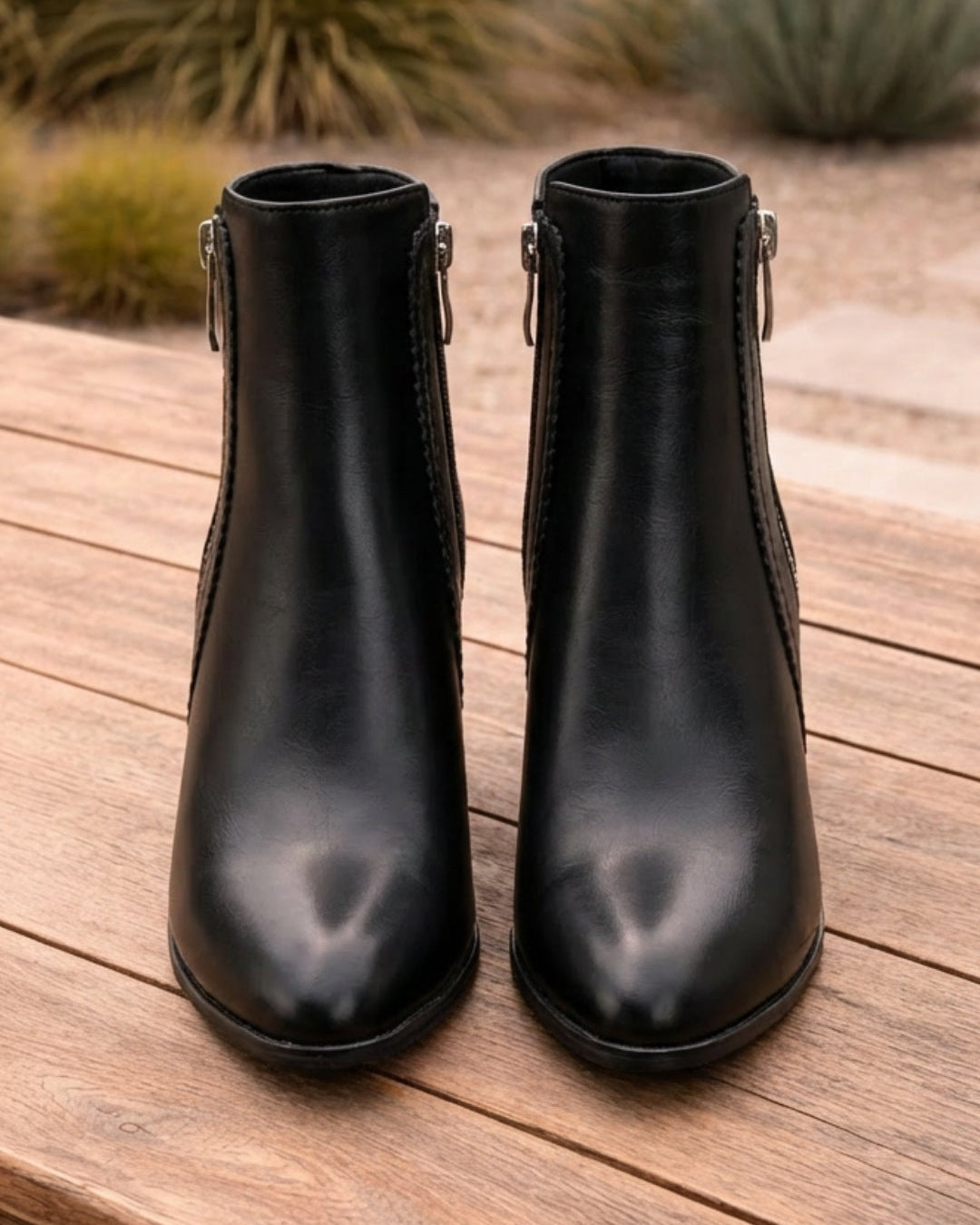 Bottines femme noir - vue avant