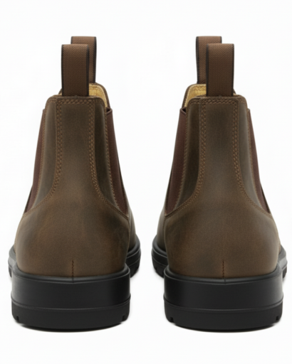 Bottines Chelsea homme, vue de profil avec élastiques latéraux