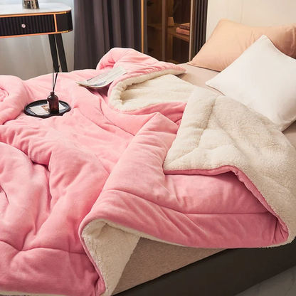 plaid polaire en flanelle, coloris rose