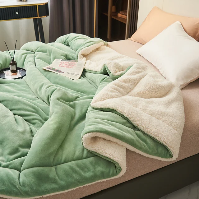 plaid polaire en flanelle, coloris vert clair