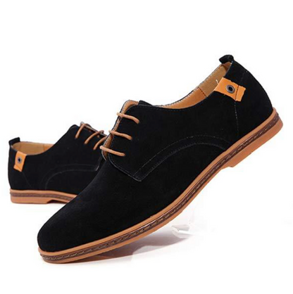 Derby homme suédine Noir