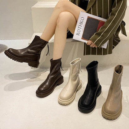Bottines semelle chunky
