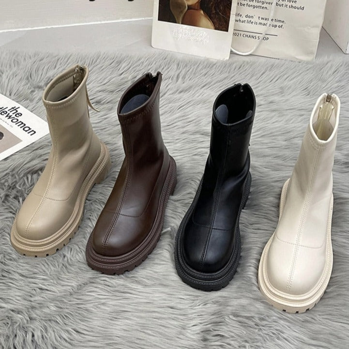 Bottines semelle chunky