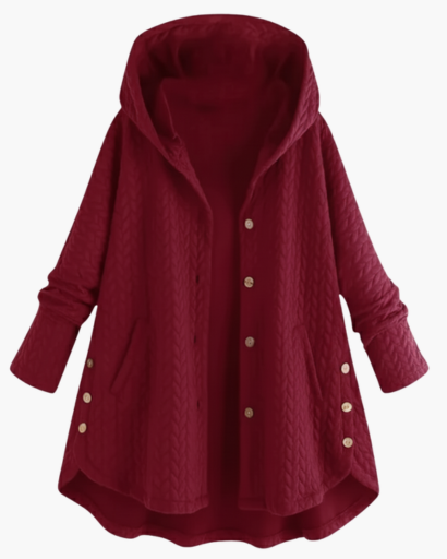 Manteau d’Hiver Long à Capuche pour Femme – Chaud, Élégant & Confortable