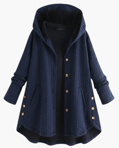 Manteau d’Hiver Long à Capuche pour Femme – Chaud, Élégant & Confortable