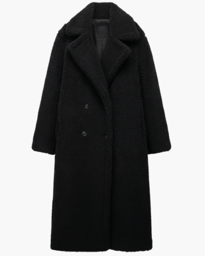 Manteau Long en Fausse Fourrure – Élégance Douce & Chaleur Hivernale