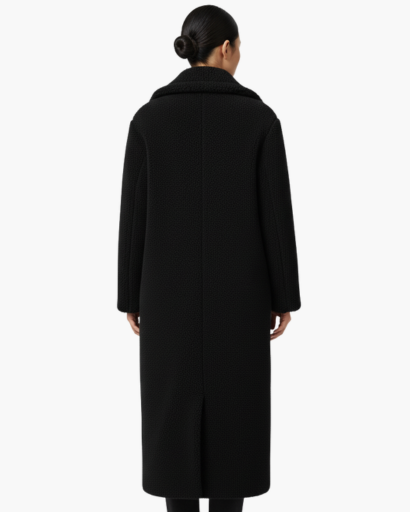 Manteau Long en Fausse Fourrure – Élégance Douce & Chaleur Hivernale