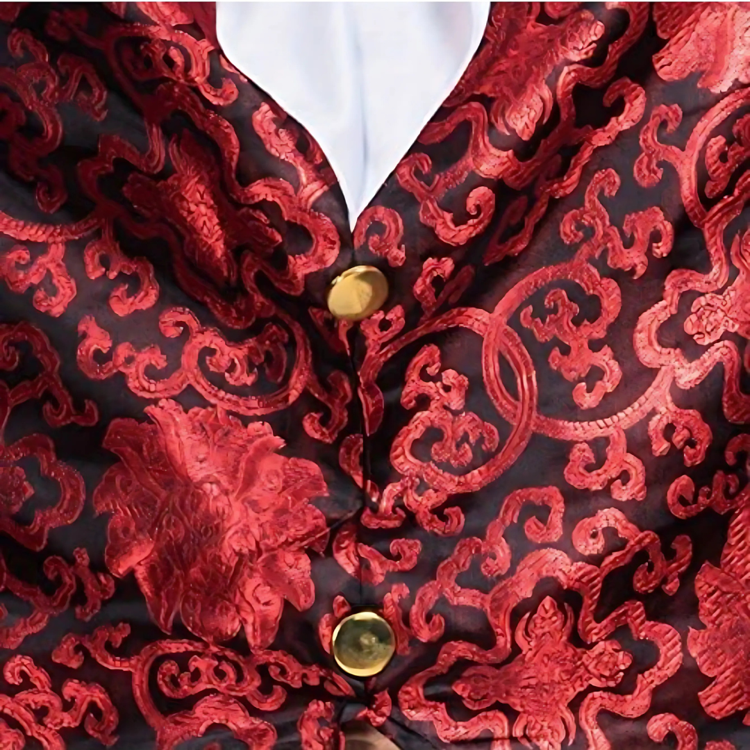 Costume vampire gothique - vue portée mise en scène
