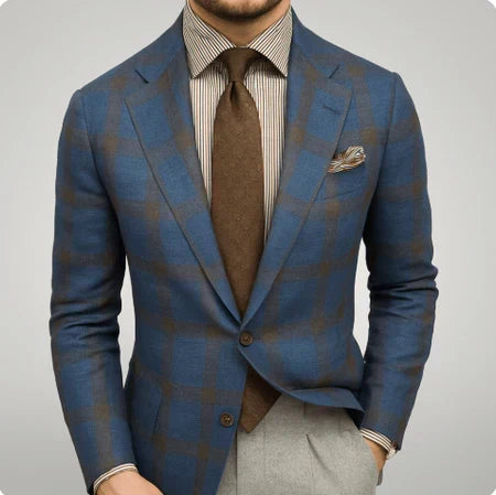 Blazer homme cintré – coloris bleu