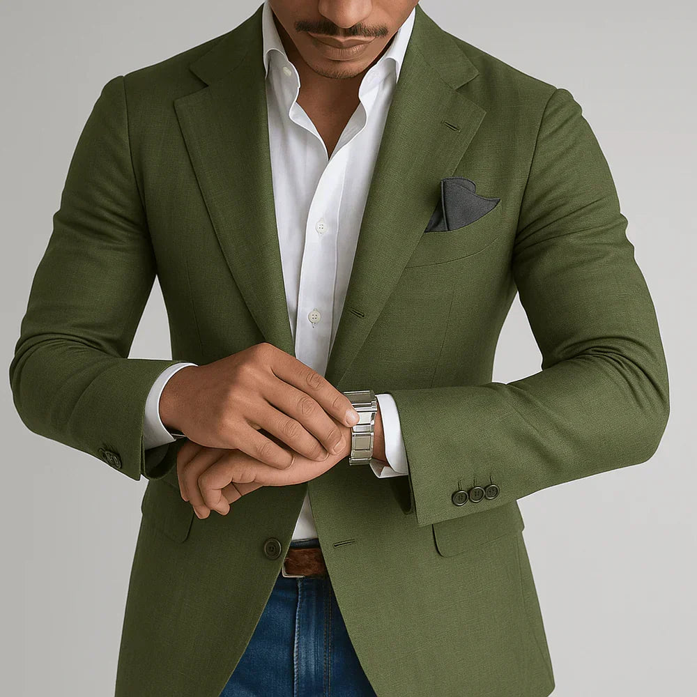 Blazer homme cintré – coloris vert