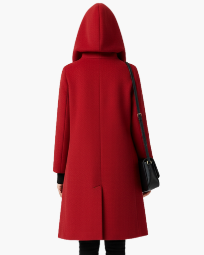 Manteau Femme à Capuche – Élégance Douce & Confort Automnal