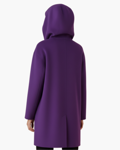 Manteau Femme à Capuche – Élégance Douce & Confort Automnal