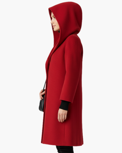 Manteau Femme à Capuche – Élégance Douce & Confort Automnal