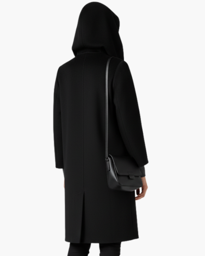 Manteau Femme à Capuche – Élégance Douce & Confort Automnal