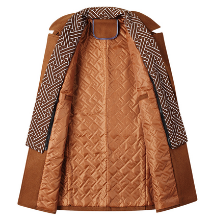 manteau homme en laine, vue de face