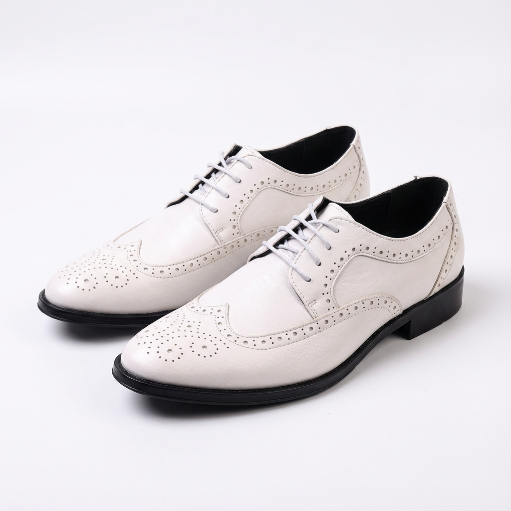 Brogues homme Blanc