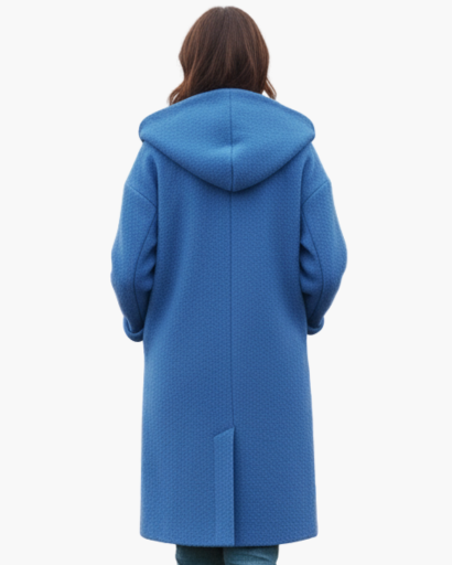 Manteau Femme en Laine Oversize avec Capuche – Élégance & Chaleur d’Hiver
